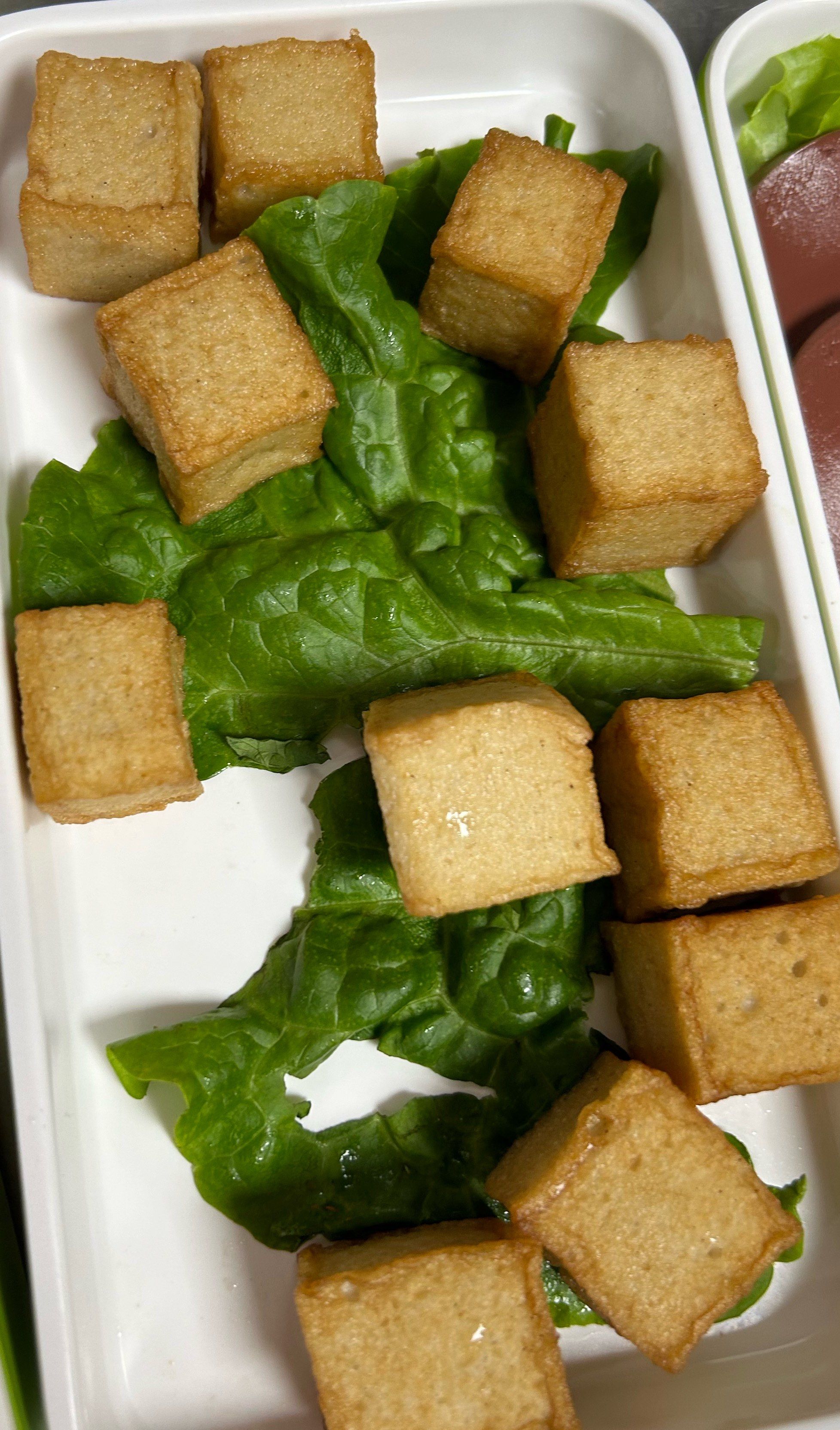 鱼豆腐q弹有嚼劲,豆香鱼鲜,涮锅超赞