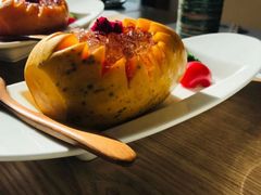 木瓜雪莲炖桃胶-千叶寿司创意融合料理(水韵城店)