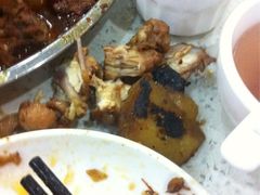 糊土豆&nbsp;干柴的肉&nbsp;比以前难吃太多了&nbsp;根本没法吃-农夫大盘鸡(经八路总店)