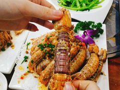 椒盐游水濑尿虾-蚝得喜海鲜(东城店)
