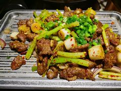 葱椒爆牛肉-绿茶餐厅(城西银泰城店)
