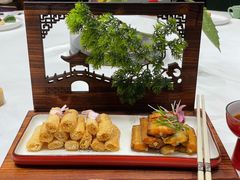 干炸带鱼配响铃-乾园.魏庐湖景餐厅(花港店)