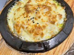 烤鸡爱上芝士-猪啊牛呀羊啊铜盘烤肉(正大广场店)