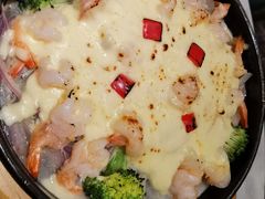 堂烹蒜蓉芝士虾-雀蓝川菜(奥体广场店)