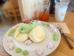 抹茶树莓奶油舒芙蕾-oh! by FINE cafe&canteen