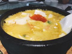 蟹黄石锅豆腐例-顺德佬华侨城店·商务宴请·团建