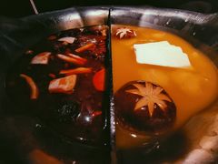 台式麻辣花胶鸡鸳鸯锅-湊湊火锅·茶憩(世博大道店)