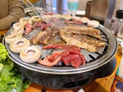 烤口蘑-三千里韩式炭火烤肉(南八马路店)