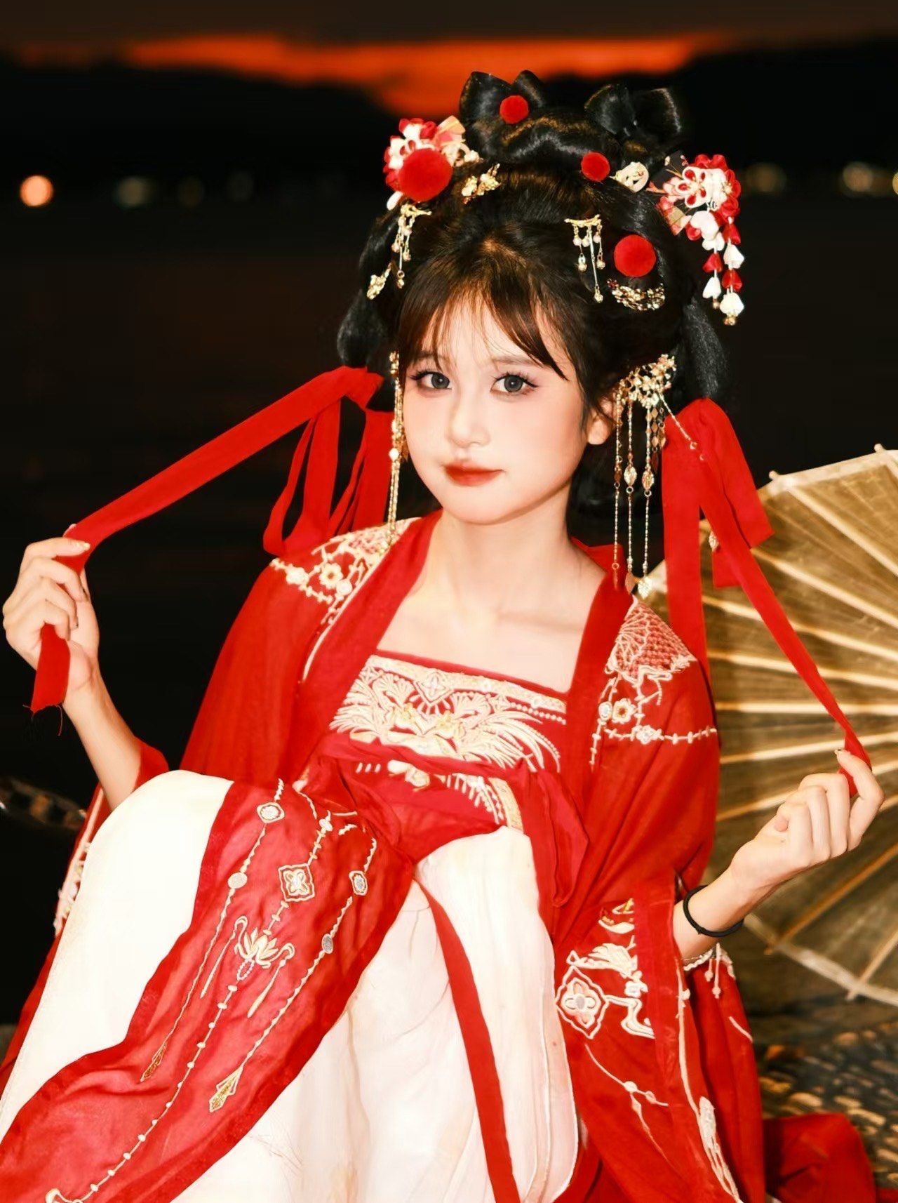 古风美女红衣梦