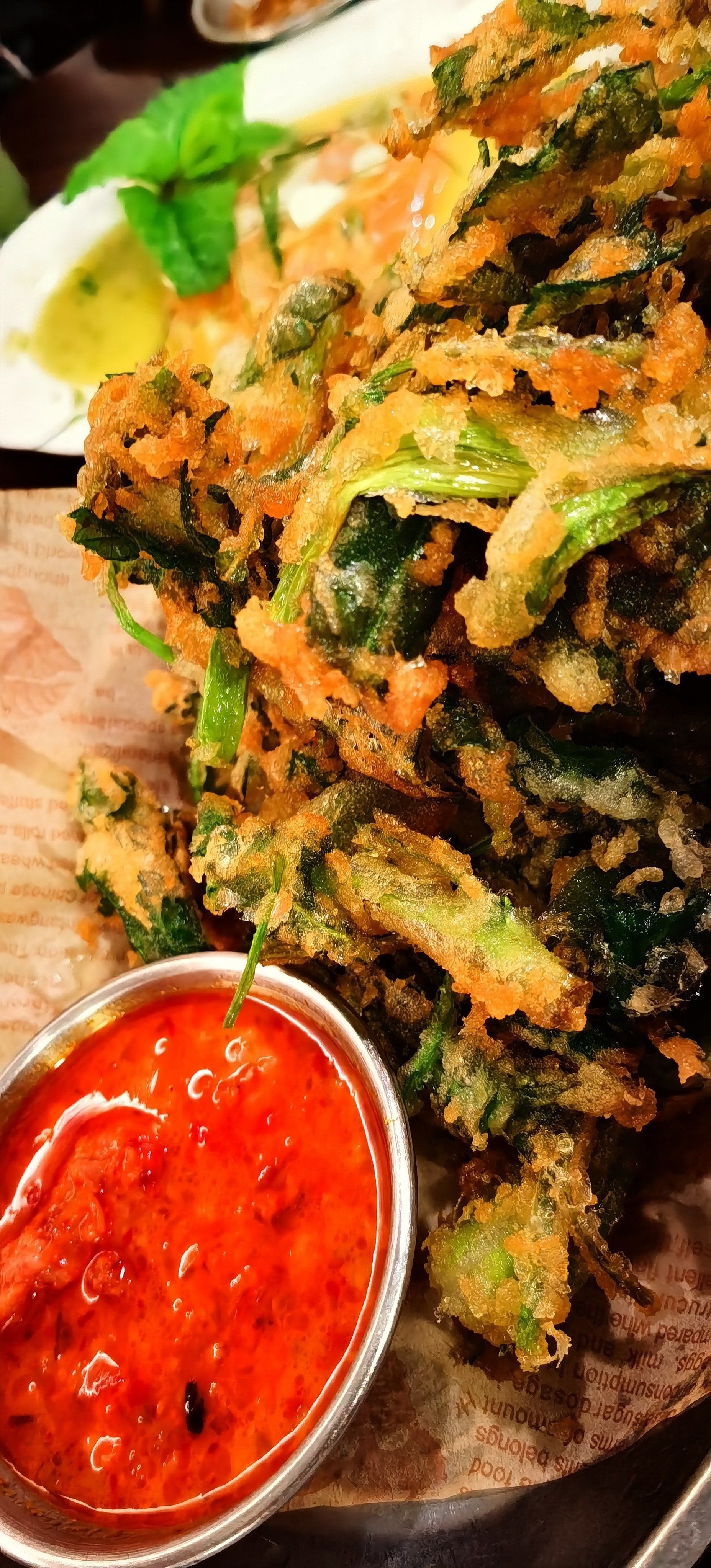 炸空心菜也太特别了吧