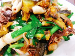 山茄炒比管-兴国苑酒店