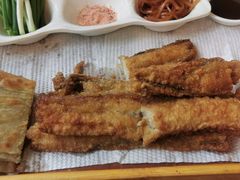 咸菜丝-闻道食府烙饼卷带鱼(原车耳营店原大觉寺店)