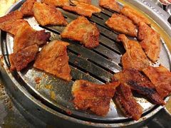 辣椒酱五花肉-姜虎东白丁韩国烤肉(吉利大厦店)