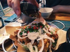 油淋炸鸡块-富乐满韩国正宗炸鸡韩国料理(虹泉路店)