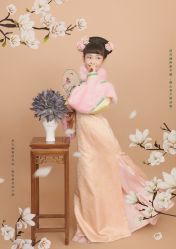 -后宫·古装汉服京剧儿童亲子全家福摄影