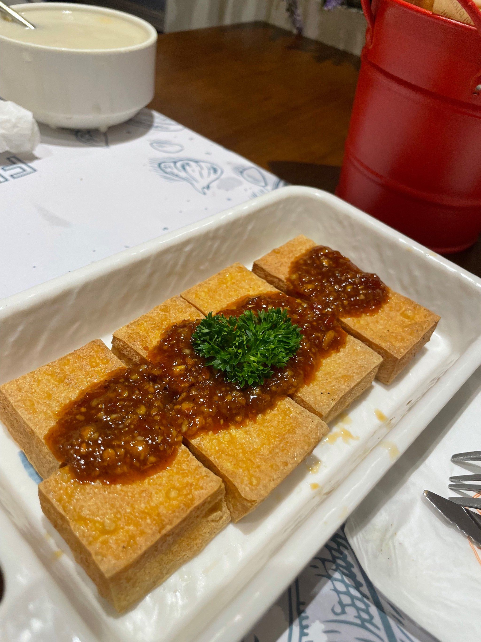 日式炸豆腐,好吃