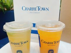特调·意大利罗勒桃子冰茶-CHARLIETOWN红茶公司(南京万象天地店)