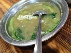 鸡杂苦瓜芥菜鸡蛋汤-顺徕德仙庙烧鸡(荔湾总店)