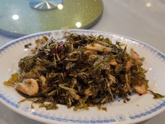 干烧咸菜虾-锦江中华村农家乐饭庄