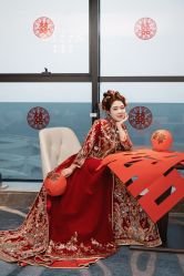 -桃子造型婚纱礼服(凤起广场店)