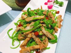青椒炒牛蒡-忆品青莲素食文化主题餐厅(文华名城店)