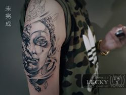 -幸运7纹身刺青Lucky7tattoo