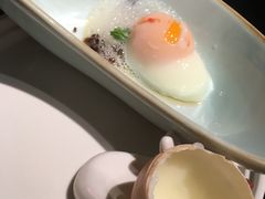 低温慢煮山鸡蛋配酱油泡沫-小广寒电影艺术餐厅(小广寒经三路店)