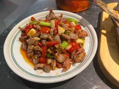 小炒泡椒鸡杂-云海肴云南菜·蒸汽石锅鱼(青岛万象城店)