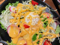 温泉蛋沙拉-九畋町和牛黑牛烤肉料理(三里屯3·3大厦店)