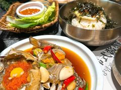 -草家酱蟹炭火烤肉店(珲春南路二店)