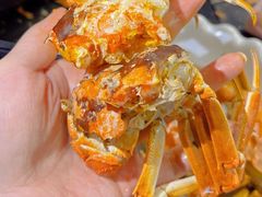 蒸螃蟹-领鲜活海鲜榴莲自助火锅(东门店)