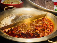 牛油金汤鸳鸯锅-九鼎轩脆毛肚火锅(南京东路店)