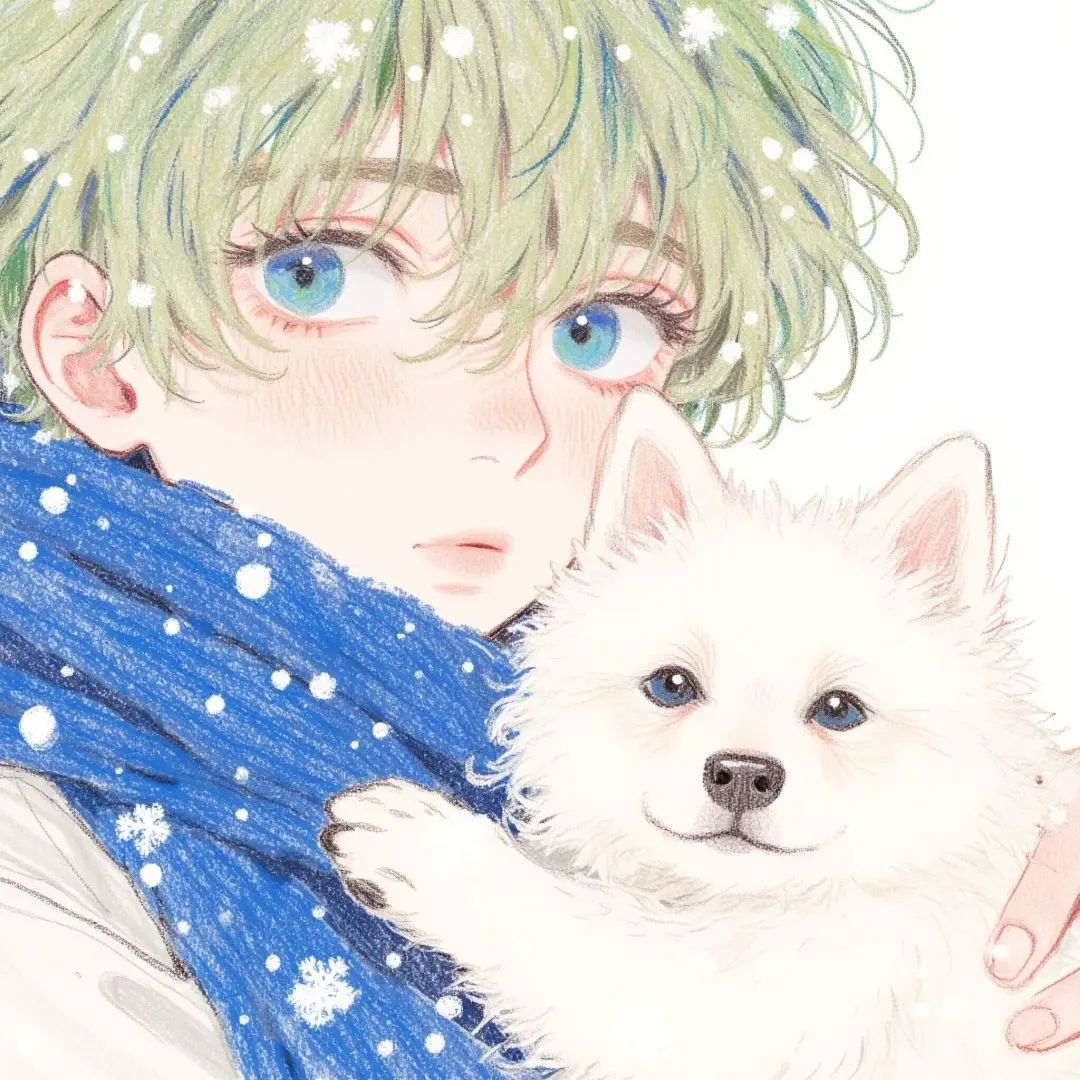 卡通狗狗头像萌