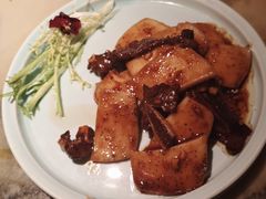 牛仔骨炒年糕-绿茶餐厅(广州天河城店)