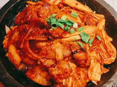 辣白菜五花肉石锅拌饭-七八冷面·延边朝鲜族美食(欢乐谷店)