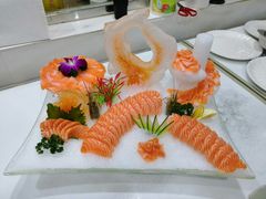 三文鱼刺身-欢乐时光家常菜(大石店)