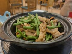 豆角鱿鱼煲-新世界餐厅(万达店)