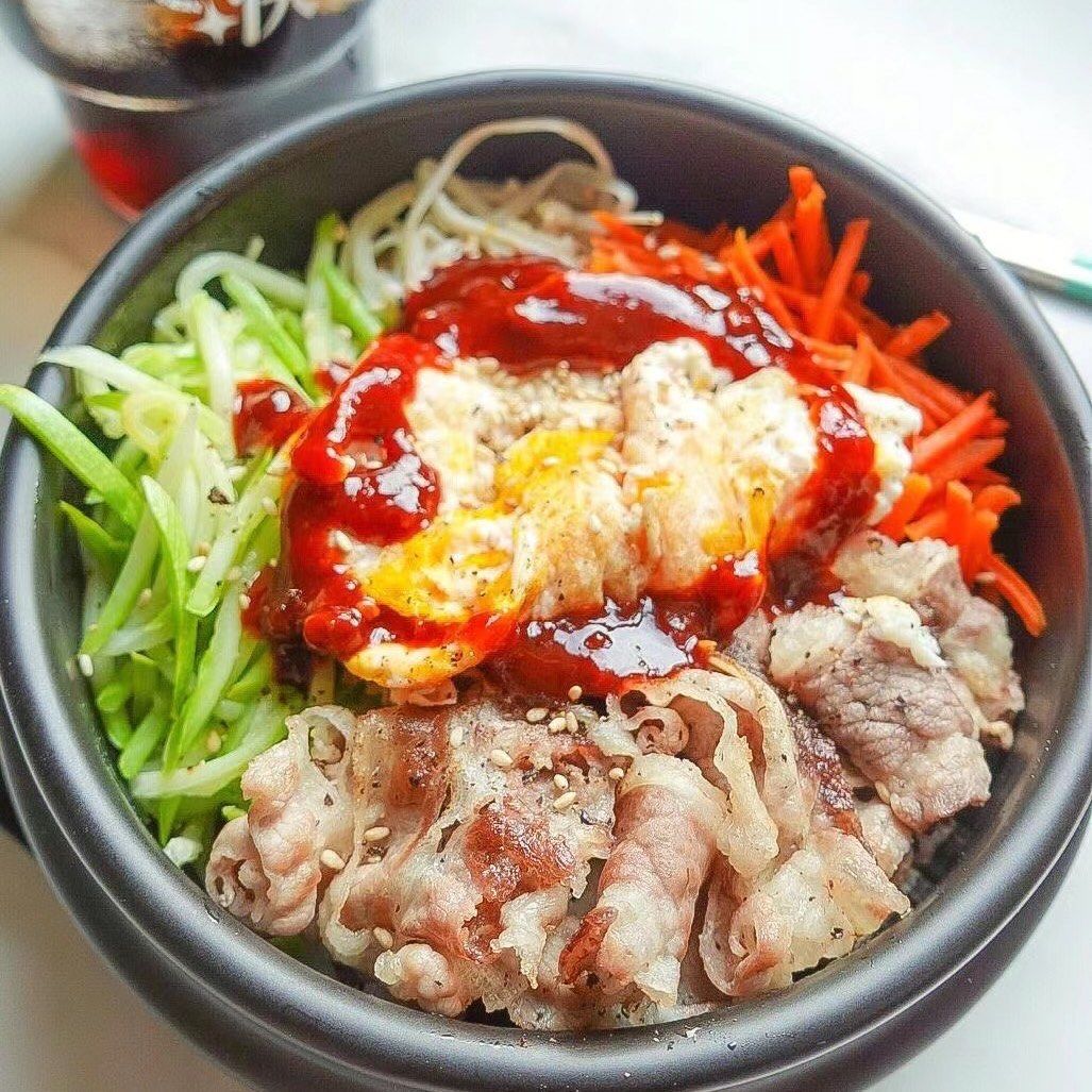 韩式肥牛拌饭太好吃了