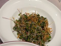 萝卜苗拌馓子-大鸭梨烤鸭(甘家口店)