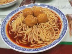 港式车仔捞面加鱼蛋-港汕记广式牛奶甜品(包头店)