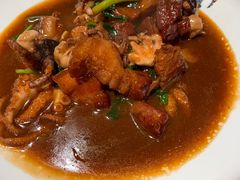 -东来菜馆•手抓海鲜家常菜•海鲜锅贴(鸽子窝店)