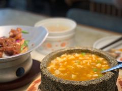 石锅鸡汤豆腐-绿茶餐厅(二七万达店)
