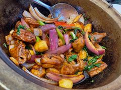 啫啫大肠-正德楼果木烤鸭·渔家菜(东港店)