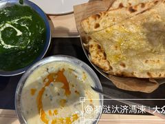 印度蒜香薄饼-克比叔叔印度餐厅Kebabs on the Grille (人民广场店)