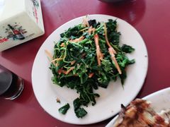 人参菜-北京龙庆四季香农家饭庄·灶台鱼·碳烤虹鳟鱼(龙庆峡店)