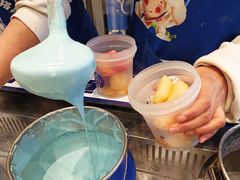 藻蓝椰香元气水果杯-溪边姑娘·拉丝酸奶水果捞(春熙路店)