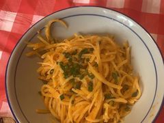 蟹黄咸蛋土豆丝-荆九爷爆炒桥头三嫩(浙大店)
