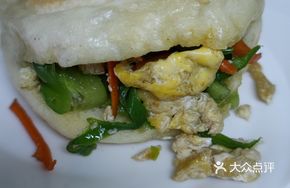 Double Egg Green Pepper Pancake