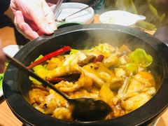 黑松露牛肝菌焖牛蛙-云海肴·汽锅鸡·云南菜(高德置地店)