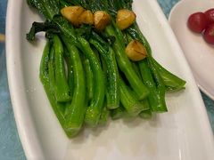 白灼菜心-鹊华居·地道鲁菜·海鲜·融合味(大明湖店)